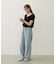 RUFFLE GATHERED PANTS