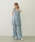 RUFFLE GATHERED PANTS