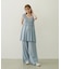 RUFFLE GATHERED PANTS