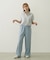 RUFFLE GATHERED PANTS