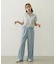 RUFFLE GATHERED PANTS