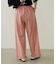 RUFFLE GATHERED PANTS