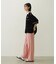 RUFFLE GATHERED PANTS
