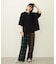 COMBINATION PLAID PANTS