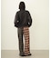 COMBINATION PLAID PANTS