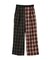 COMBINATION PLAID PANTS