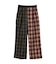 COMBINATION PLAID PANTS