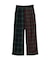 COMBINATION PLAID PANTS