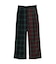 COMBINATION PLAID PANTS