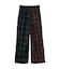 COMBINATION PLAID PANTS