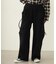 GATHERED POCKET SWEAT CARGO PANTS