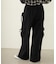 GATHERED POCKET SWEAT CARGO PANTS