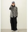 GATHERED POCKET SWEAT CARGO PANTS