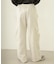 GATHERED POCKET SWEAT CARGO PANTS