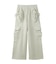 GATHERED POCKET SWEAT CARGO PANTS