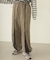FRONT LINE ZIP UP PANTS