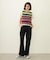 CENTER PLEAT DETAIL DENIM PANTS