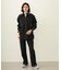 CENTER PLEAT DETAIL DENIM PANTS