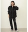 CENTER PLEAT DETAIL DENIM PANTS