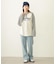 CENTER PLEAT DETAIL DENIM PANTS