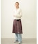 CENTER PLEAT DETAIL DENIM PANTS