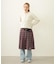 CENTER PLEAT DETAIL DENIM PANTS