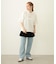 CENTER PLEAT DETAIL DENIM PANTS