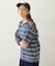 LAYERED LOOK STRIPED TOP