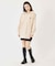 HALF ZIP KNIT DRESS
