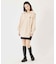 HALF ZIP KNIT DRESS