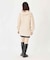 HALF ZIP KNIT DRESS