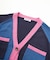 PANELED KNIT CARDIGAN