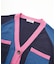 PANELED KNIT CARDIGAN