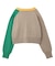 PANELED KNIT CARDIGAN