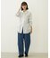 STRIPED SHIRRING SHIRT