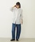 STRIPED SHIRRING SHIRT