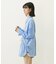 STRIPED SHIRRING SHIRT