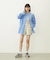 STRIPED SHIRRING SHIRT