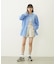 STRIPED SHIRRING SHIRT