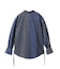 STRIPED SHIRRING SHIRT