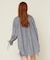 STRIPED ZIP UP SHIRT