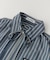 STRIPED ZIP UP SHIRT