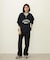 COLLEGE LOGO HALF ZIP TOP