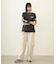70S LOGO THREE QUARTER SLEEVE TOP