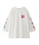 70S LOGO THREE QUARTER SLEEVE TOP