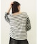 STRIPED L/S TOP
