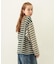 STRIPED L/S TOP