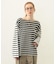 STRIPED L/S TOP