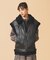 FAUX MOUTON VEST