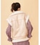 FAUX MOUTON VEST
